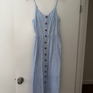 Crown & Ivy Blue Spaghetti Strap Sundress